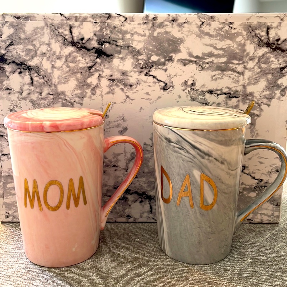 Mom & Dad Coffee/Tea Mugs Set